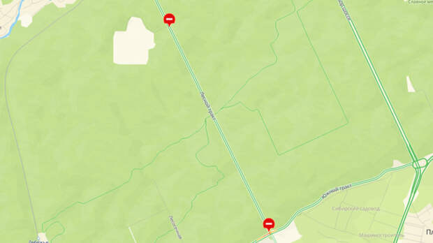 В Барнауле временно закрыли проезд по участку Лесного тракта