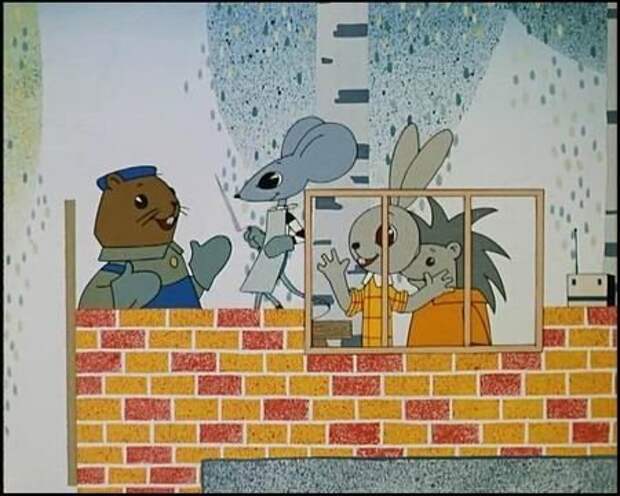 Кадр из мультфильма «Песенка мышонка», 1967 год