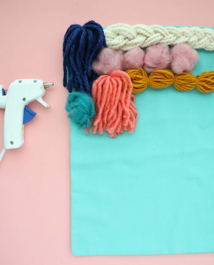 Крейзи подушка из шерсти (DIY)