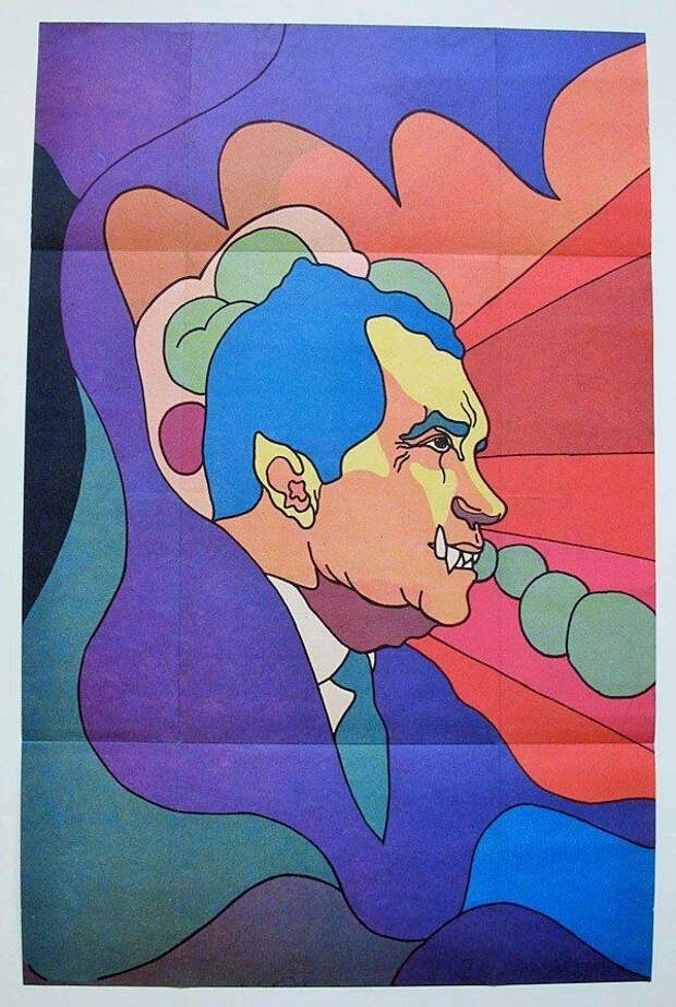 20. Плакат с Ричардом Никсоном, Куба, 1972 год история, фото
