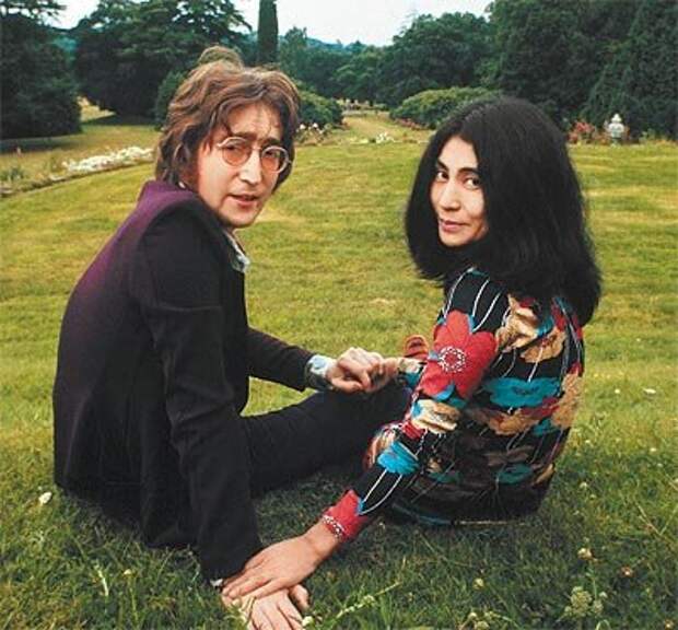 Джон Леннон и Йоко Оно. Фото / John Lennon & Yoko Ono. Photo 