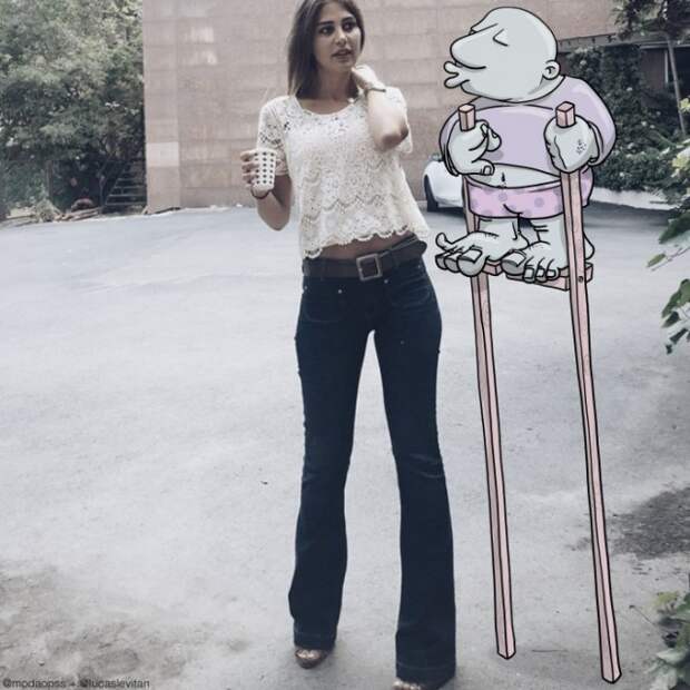 Забавные существа Лукаса Левитана на фото из Instagram (40 фото)