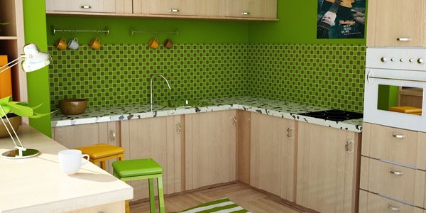 зеленые кухни-9