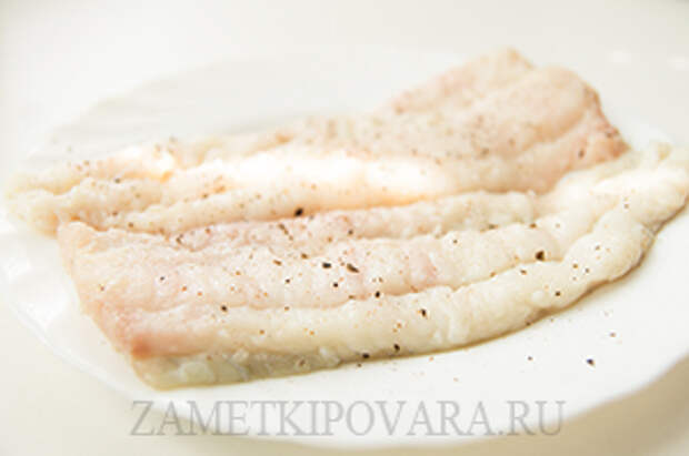Жареная камбала по-гренобльски