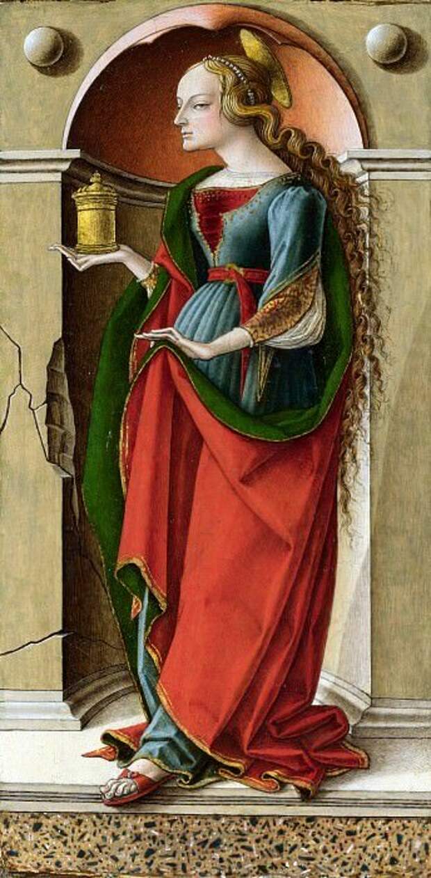 К. Кривелли.   Мария Магдалина. 1470. Лондонская Национальная галлерея. Лондон