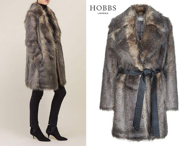 Hobbs AW15 fur coat