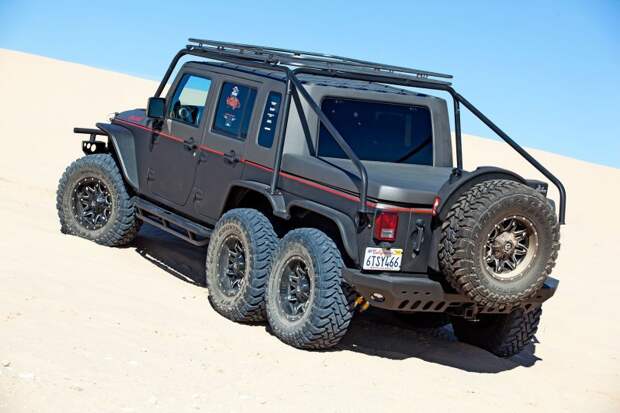 Jeep Wrangler 6х6 - "Дикий Кабан" 6x6, Hellcat, Wrangler, jeep, внедорожник