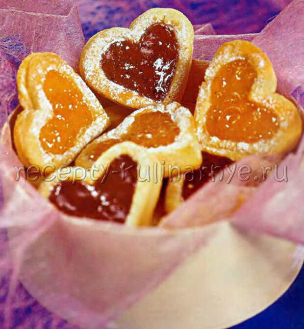Валентинки с джемом