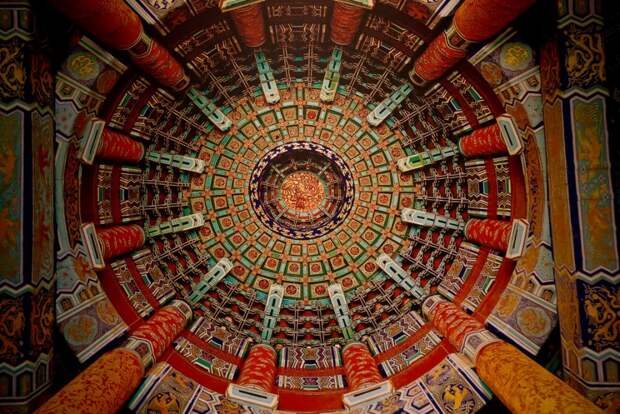 Храм Неба в Китае является символом Пекина, фотограф Скиена