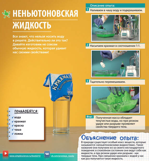 научные эксперименты для детей