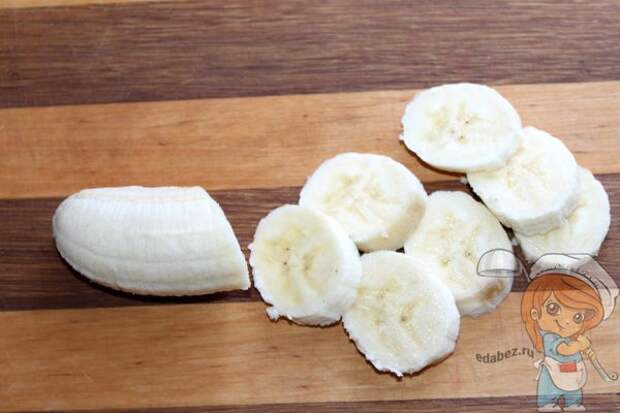 банан кружочками