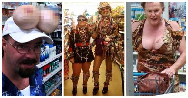 Ну очень странные посетители Walmart Ну очень странные посетители Walmart
