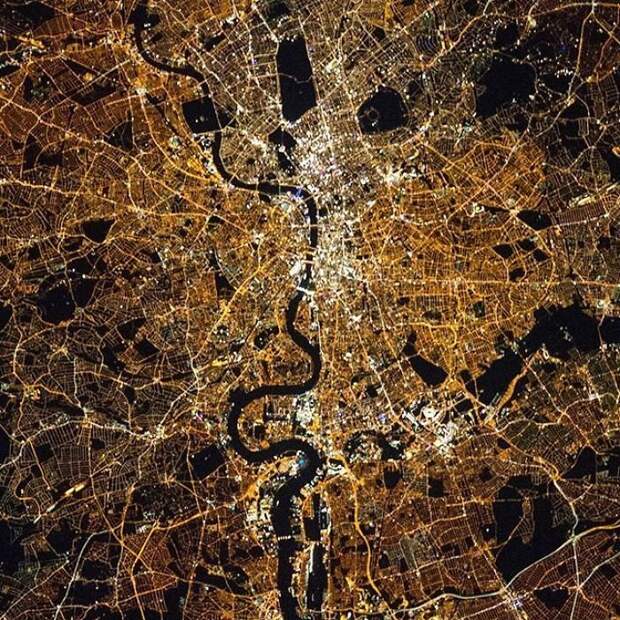 24. Лондон, Великобритания Бенджамин Грант, земля, природа, фото со спутника, фотография, фотомир