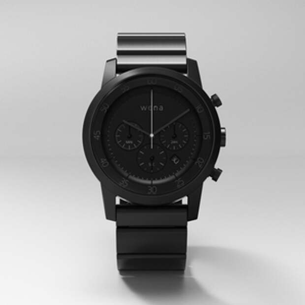 Черные Wena Wrist Chronograph