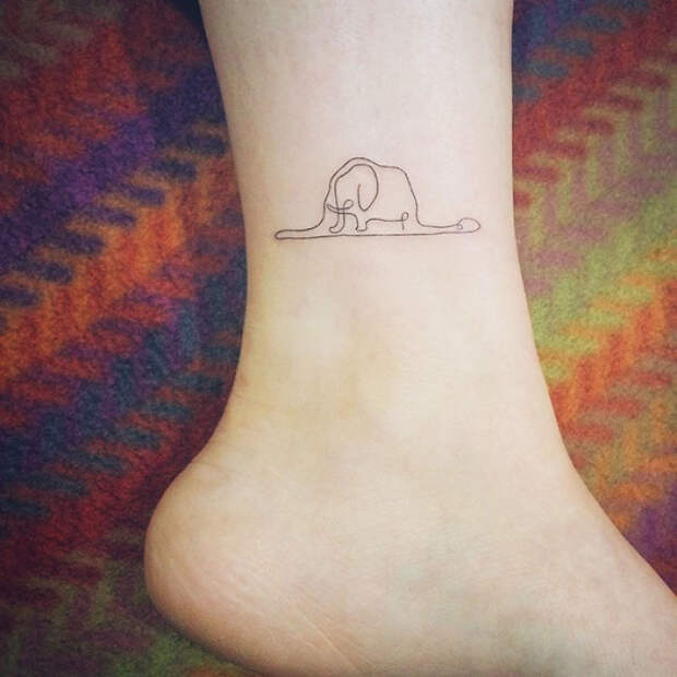 Tiny Foot Tattoo