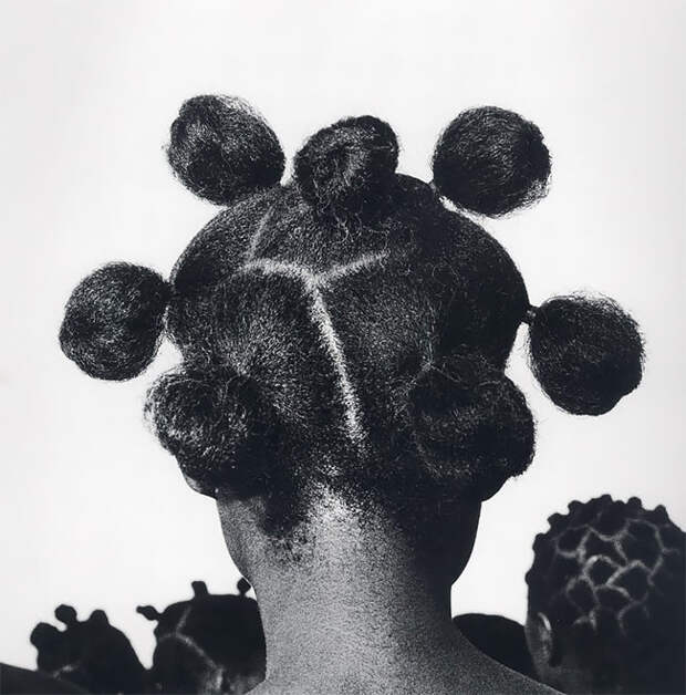 Забавные прически нигерийских женщин 1960-х годов волосы, прическа
