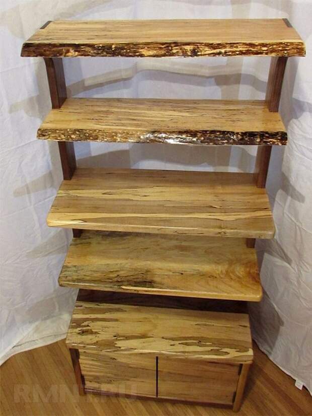 Мебель своими руками: деревянная этажерка в рустикальном стиле