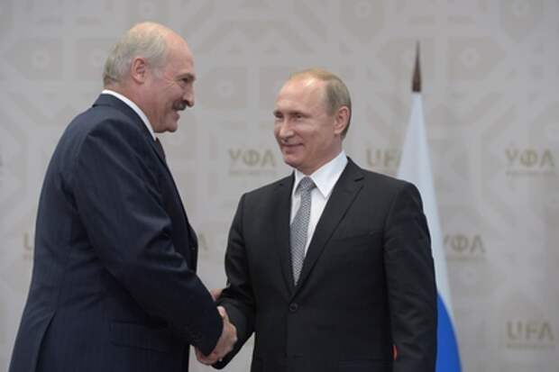 Александр Лукашенко и Владимир Путин