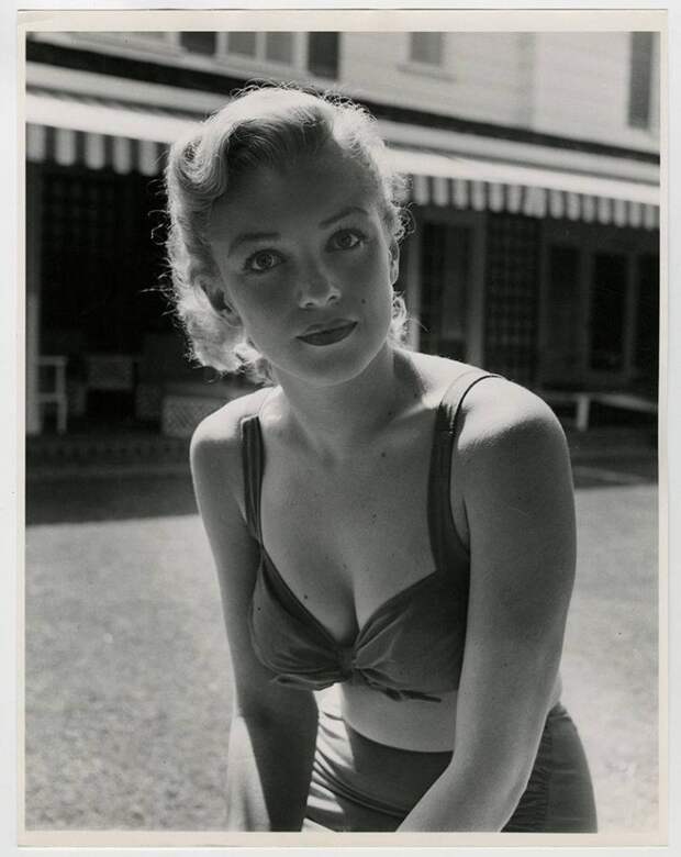 Мэрилин Монро, 1950 год.  люди, редкие, фото