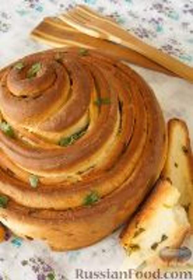 Фото к рецепту: Хлеб с чесночным маслом