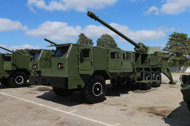 Гибриды старой советской бронетехники М-46. бронетехника, Куба