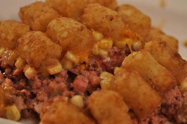 Tater tot casserole Tater tot casserole америка, еда