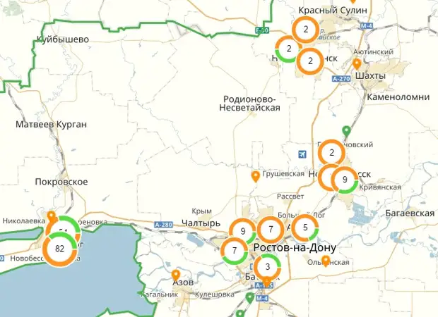 Карта свалок оренбургской области