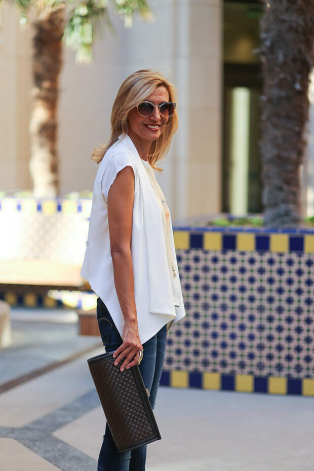 Jacket-Society-An Afternoon Of Wine Tasting Wearing Our Ivory Vest-8842
