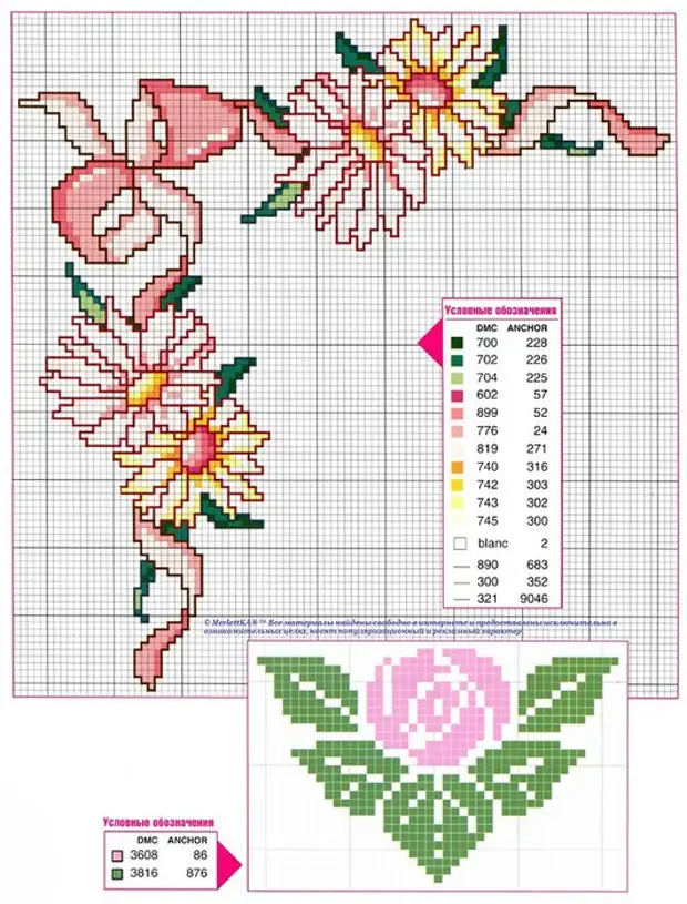 Рукоделие схемы для вышивки в контакте