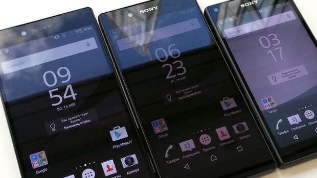 Смартфоны серии Sony Xperia Z5