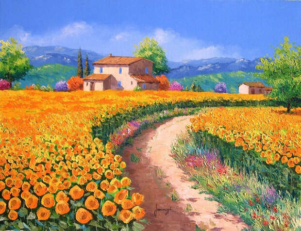 Sunflower path