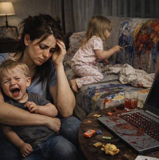 Сестра мужа умчалась на педикюр, спихнув на меня четверых сорванцов, и тогда у меня созрел план, куда их деть