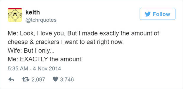Funny Food Tweet