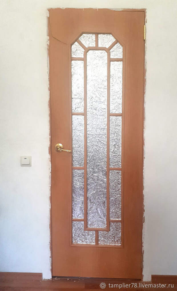 Декор двери в эльфийском стиле из папье-маше, фото № 3