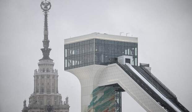 Лазерные 3D-сканеры применялись при обследовании трамплина на Воробьевых горах