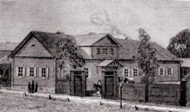 Дом Гончаровых в Москве на Большой Никитской улице. А. М. Васнецов. 1880-е годы