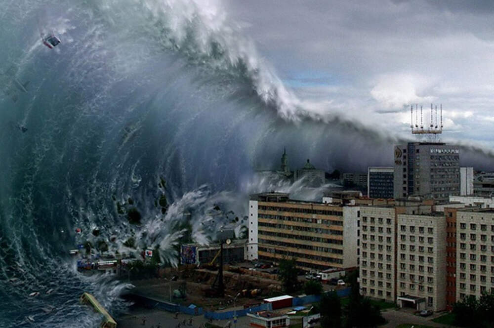 Tsunami natural disaster. ЦУНАМИ 500 метров. ЦУНАМИ В Сан Франциско. ЦУНАМИ мегацунами. Посейдон ЦУНАМИ 500 метров.