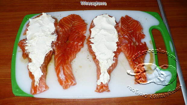 Лосось с сыром филадельфия