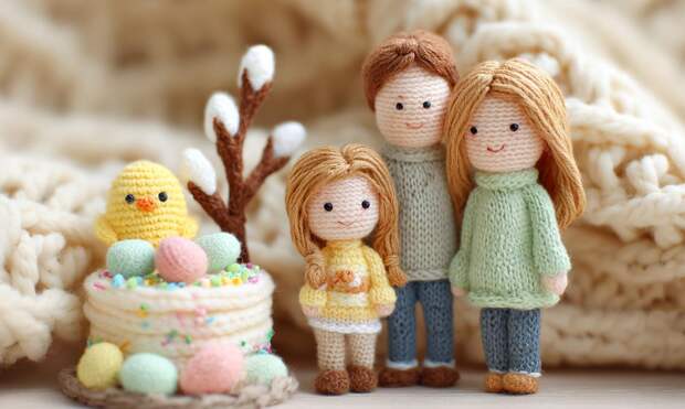 Как сделать семейную ИИ-открытку на Пасху из вашего фото: простые шаги и 4 готовых промта