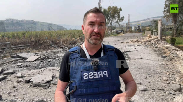 RT опубликовал момент удара Израиля по съёмочной группе телеканала