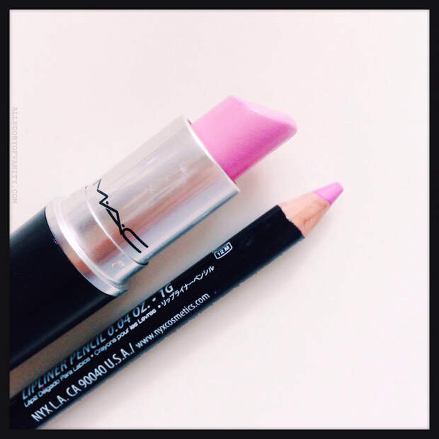 Barbie Lip Combo || MAC Saint Germain + NYX Dolly Pink || Allegory of Vanity