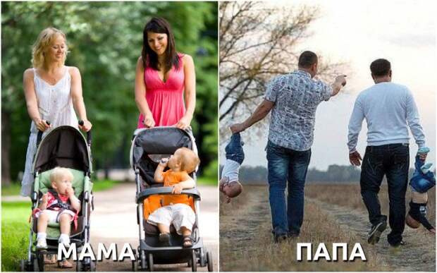 Отличия родителей в воспитании детей Отличия родителей в воспитании детей