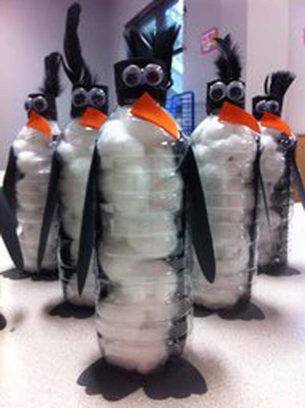 reciclado de botellas de plastico - muñequitos 1