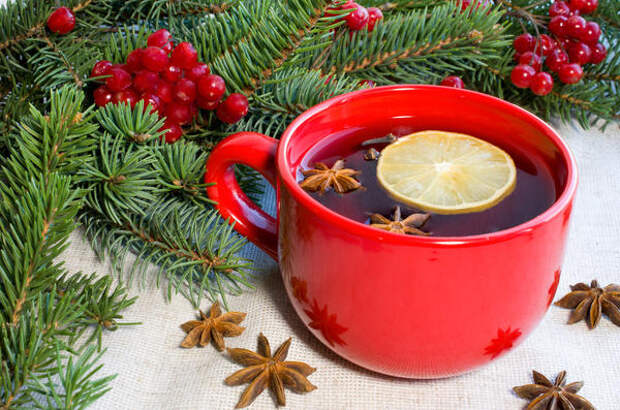 Чай из еловой хвои здорово помогает при гриппе и простуде