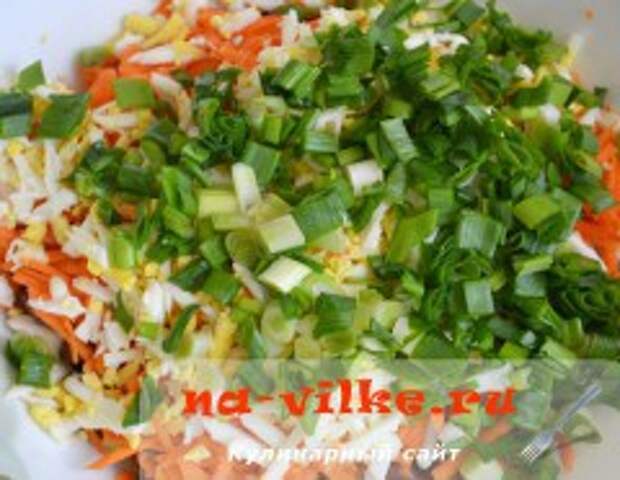Салат с фасолью и куриным филе