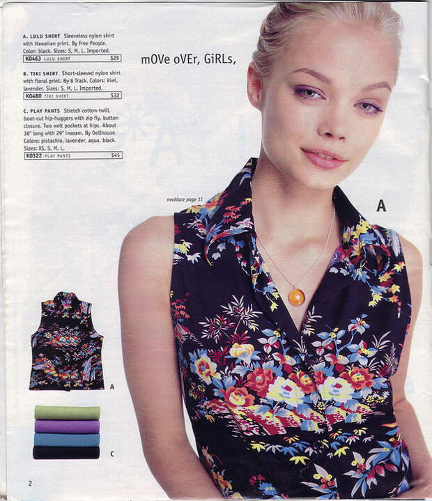 Delia's Summer 1996 Catalogue || Allegory of Vanity