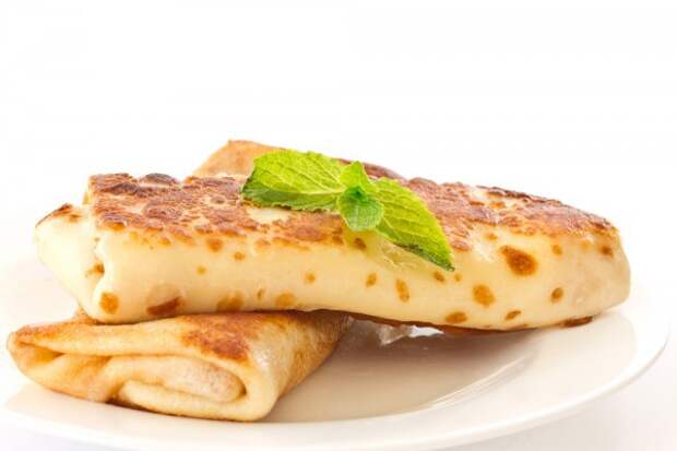 Блины на Масленицу с мясом