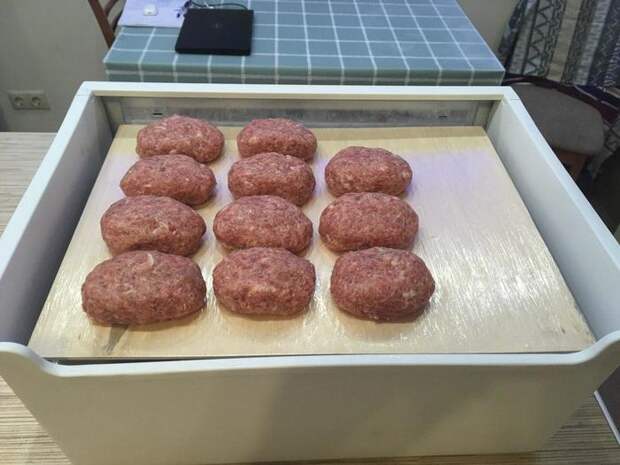 Котлетно-пельменная этажерка Кулинария, Еда, Котлеты, Пельмени, Заморозка, Длиннопост, Рукоделие с процессом