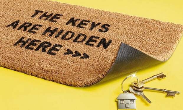 10 идей, куда спрятать запасной ключ
