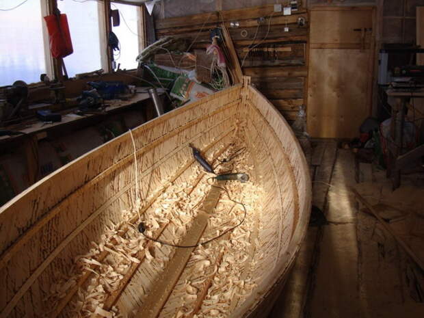 Интересный вариант строительства лодки своими руками
